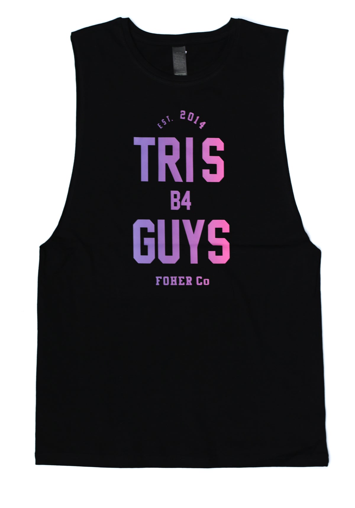 Tris B4 Guys Black Power Singlet