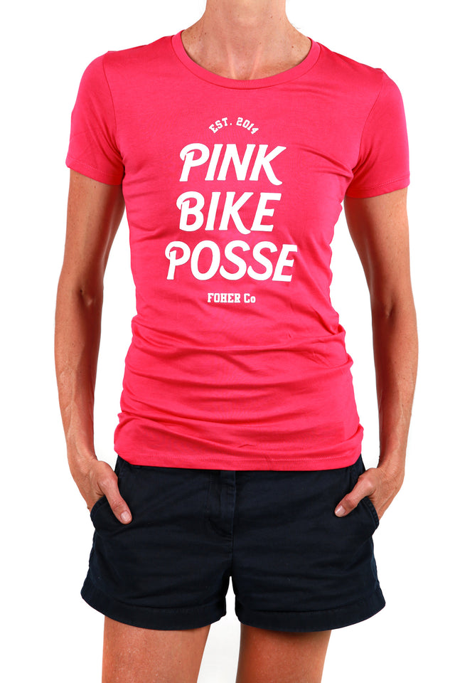 Pink Bike Posse Tee